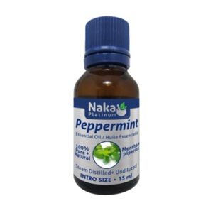 NEW! Naka Platinum 100% Pure Peppermint Essential Oil | 15ml